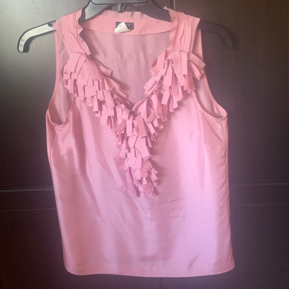 J Crew Silk Sleeveless Top Sz 0